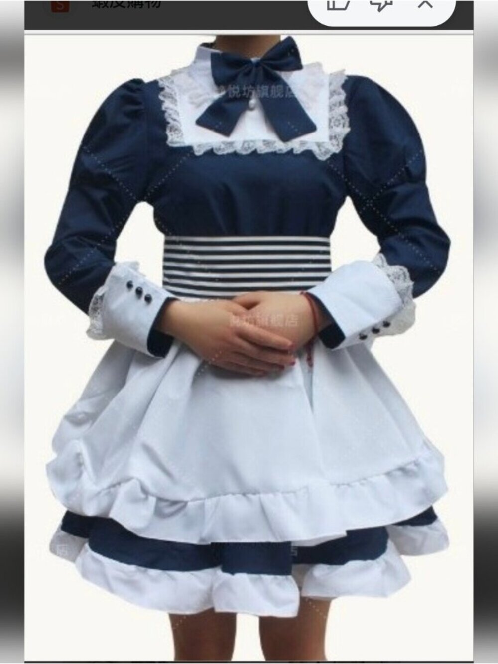 Axis Powers Hetalia Belarus Maid Cosplay Costume Natalia Arlovskay Sz 4/6